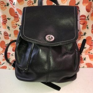 Nwot Coach leather backpack purse